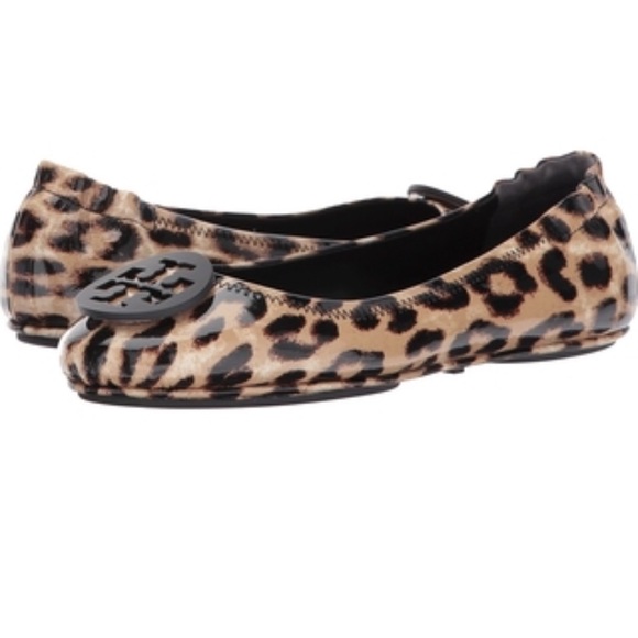Last Pair!❤️Tory Burch Minnie Leopard Flats 6 - Picture 6 of 8